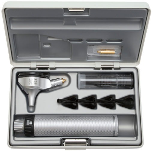 TROUSSE OTOSCOPE HEINE BETA® 400 FIBRE OPTIQUE LED USB