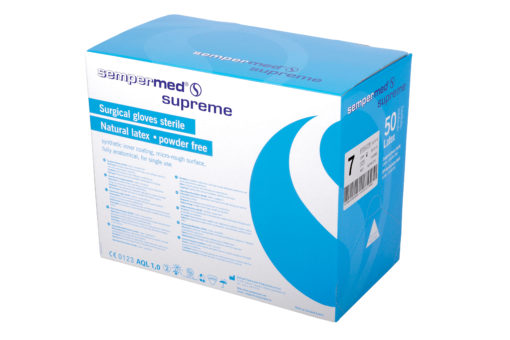 GANT LATEX SEMPERMED® SUPREME NON POUDRÉ STÉRILE