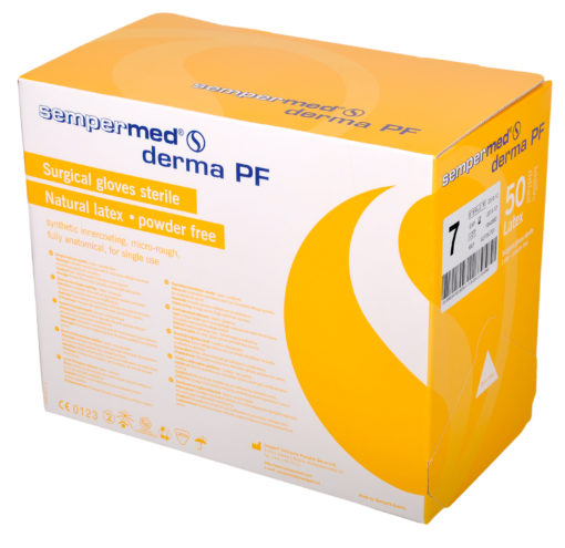 GANT LATEX SEMPERMED® DERMA PF NON POUDRÉ STÉRILE