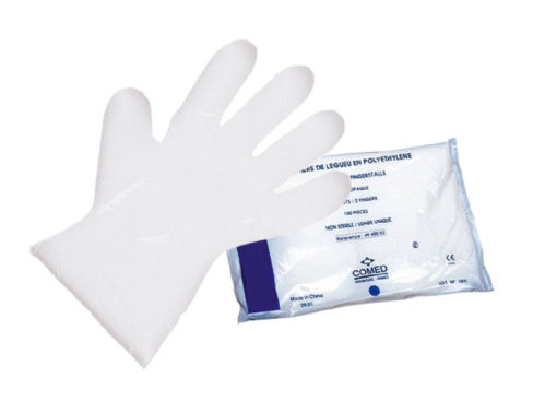 GANT POLYÉTHYLÈNE MIXTE À USAGE UNIQUE