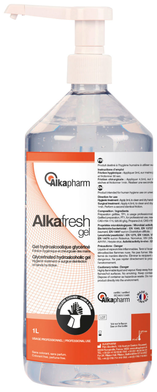 GEL HYDROALCOOLIQUE ALKAFRESH