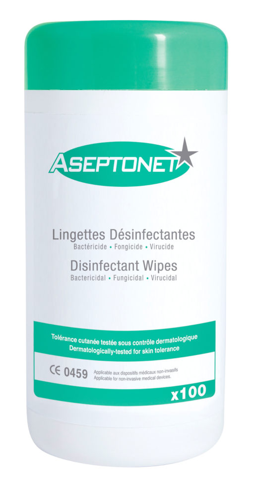 LINGETTE DÉSINFECTANTE ASEPTONET