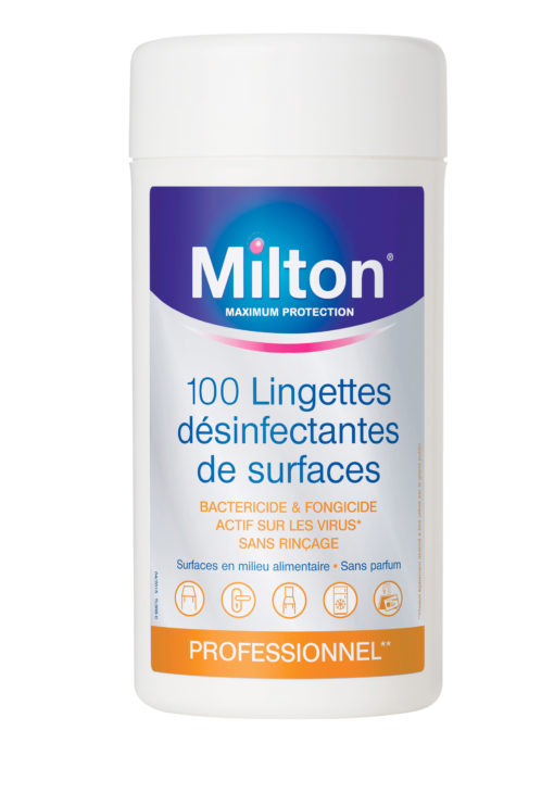 LINGETTES DÉSINFECTANTES MILTON