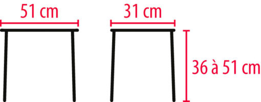 TABOURET DE DOUCHE CADIZ – Image 2