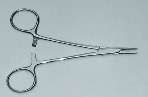 PINCE PORTE-AIGUILLE MÉTALLIQUE