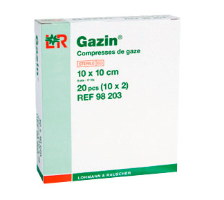 Gazin - Compresse de gaze stérile 17 fils - L&R