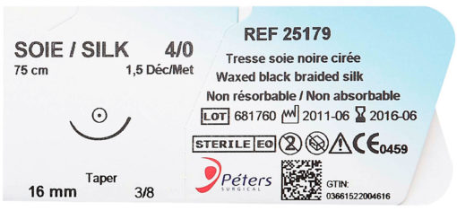 SUTURE SOIE NOIRE