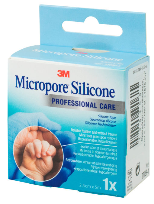 3M™ MICROPORE™ SILICONE ATRAUMATIQUE