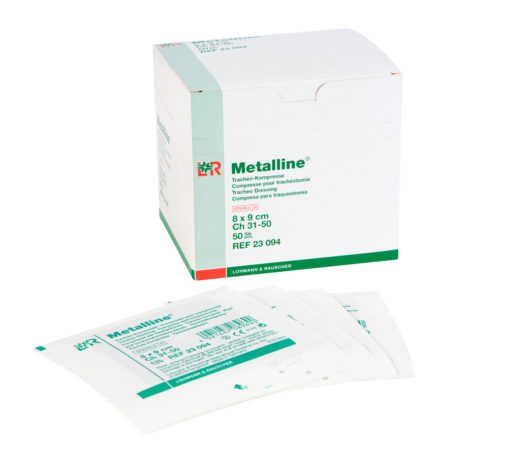 COMPRESSE TRACHÉOTOMIE METALLINE® STÉRILE
