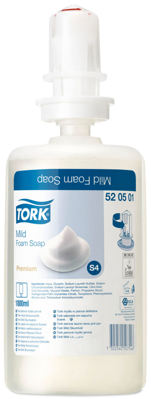 SAVON MOUSSE POUR DISTRIBUTEUR TORK