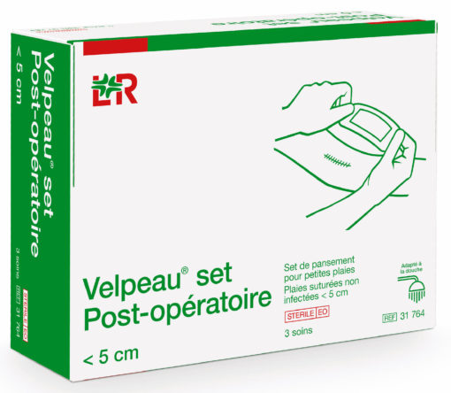 SETS DE PANSEMENTS POUR PLAIES POST-OPÉRATOIRES VELPEAU® SET Plaies inférieures à 5 cm