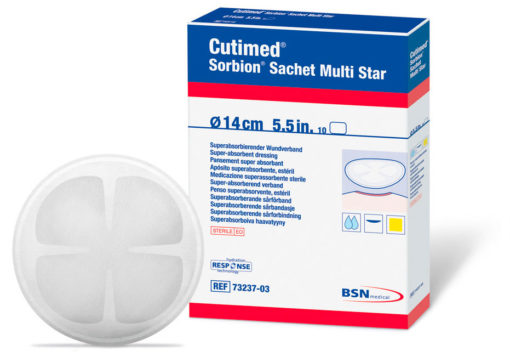 PANSEMENT STÉRILE CUTIMED® SORBION® SACHET S & MULTI STAR – Image 2