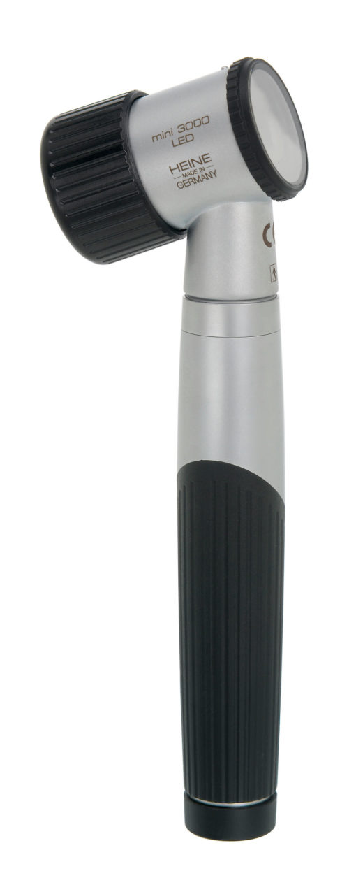 DERMATOSCOPE HEINE LED MINI3000® AVEC EMBOUT CONTACT + POIGNÉE
