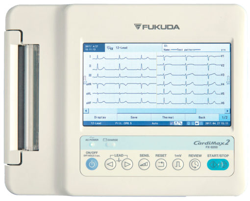 ECG PORTABLE FUKUDA FX8200 6 PISTES