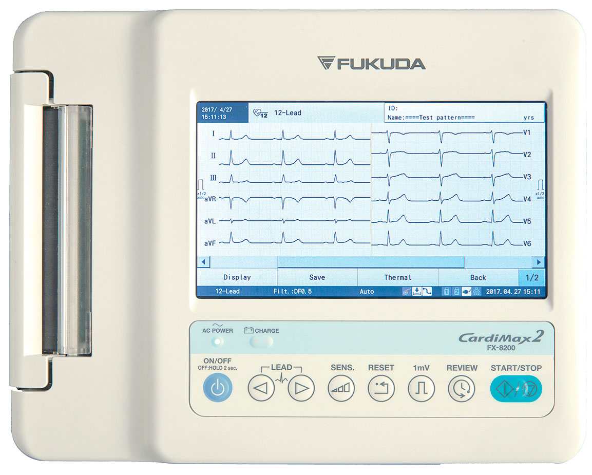 ECG PORTABLE FUKUDA FX8200 6 PISTES - Bolmont Médical