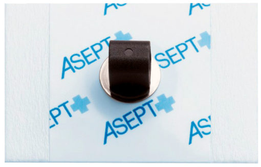 ÉLECTRODE PREGELEGIEE 44 X 28 MM À PONTET